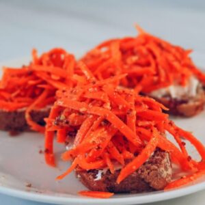 carrot salad sandwich