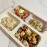 Food tray_stir-fried chicken