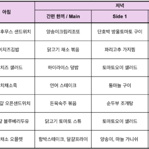 Meal table_250805