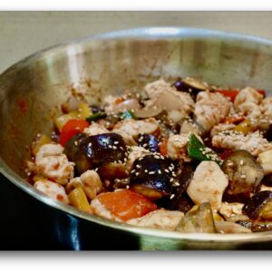 stir-fried chicken