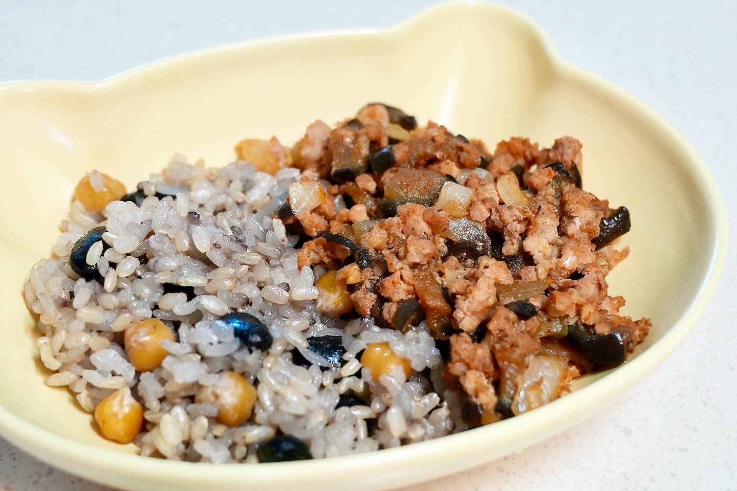 pork&egg plant rice