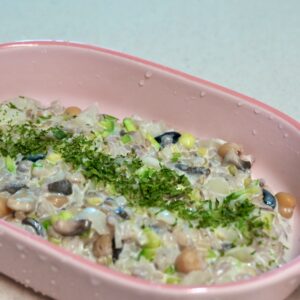 zucchini cream risotto