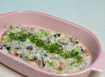 zucchini cream risotto