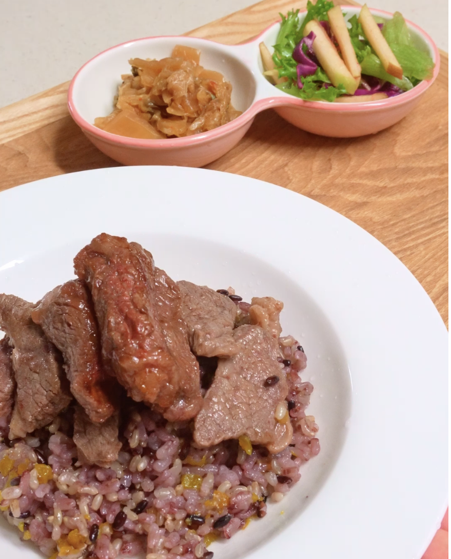 Steak rice