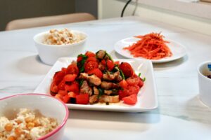 방울토마토 삼겹살 볶음