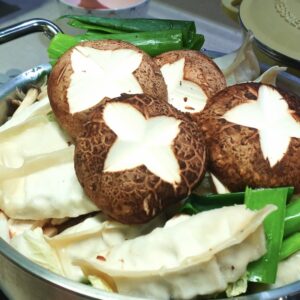 Mushroom Mandu Stew
