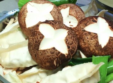 Mushroom Mandu Stew