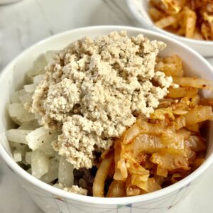 두부 된장 비빔밥
