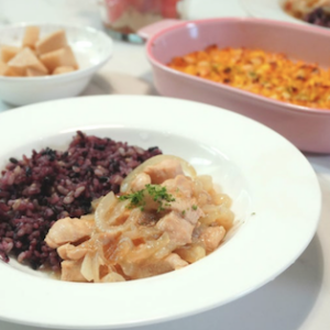 닭고기 양파 덮밥