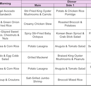 meal plan_E261002